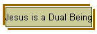 Jesus is a Dual Being